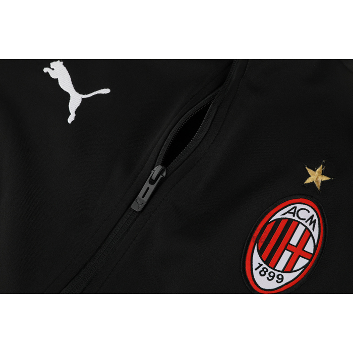 Chandal de Chaqueta del AC Milan 2020-21 Negro y Rojo - Haga un click en la imagen para cerrar